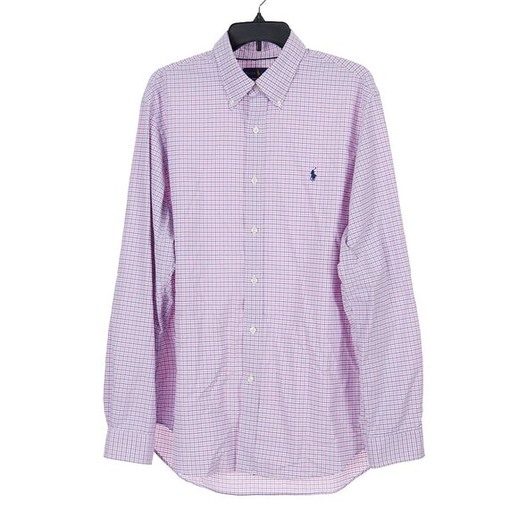 Ralph Lauren Performance Pink Button Down Shirt Men's XL - Picture 1 of 7